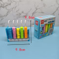Elementary school counter five elements nine lines of first and second grade mental arithmetic kindergarten early teaching children calculation rack big beads. 