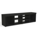 TV Stand, White, TV up to 65 Inches, 7 Open Shelves. 