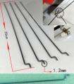 3pcs steel push rod rudder angle 1.2mm push pull rod. 