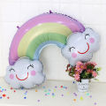 RAINBOW CLOUD FOIL BALLOON - RAINBOW THEME FOIL BALLOON. 