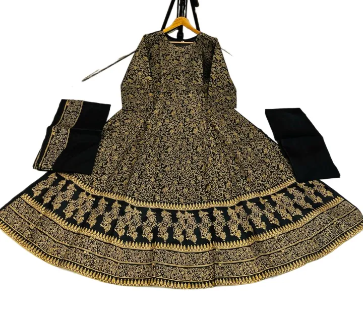 Stitched%20embroidery%203pc%20Maxi%20dress%20for%20Girl%20%20and%20women%20-%20Image%202