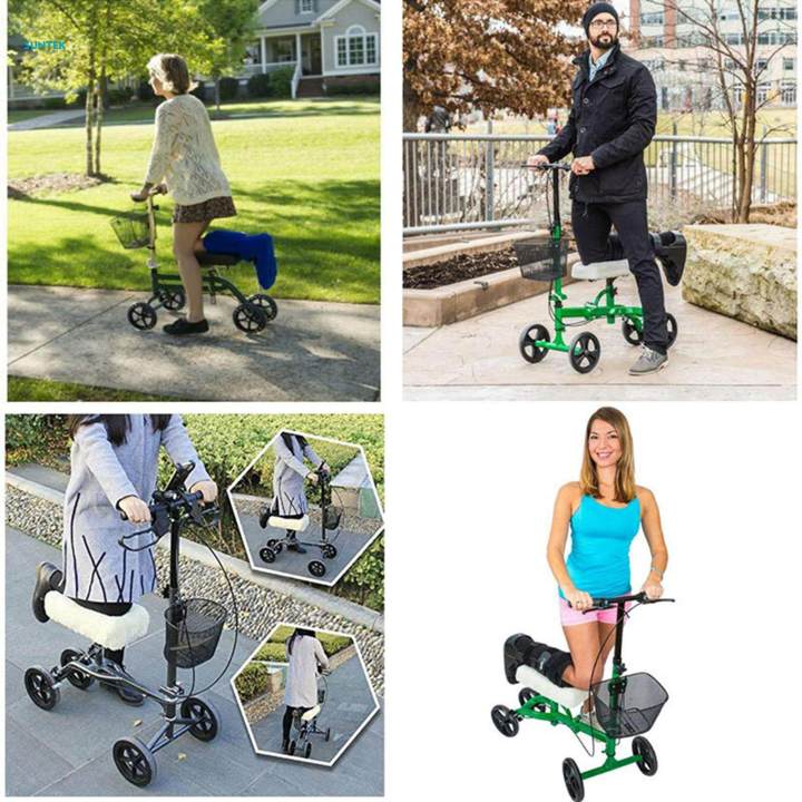 Knee Roller Seat cushion Plush for Outdoor Daily Use Replacement Black