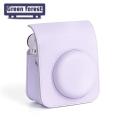 Camera Storage Bag Stylish Faux Leather Camera Bag Protection Case for Fuji Polaroid Mini12 Vertical Camera Case. 