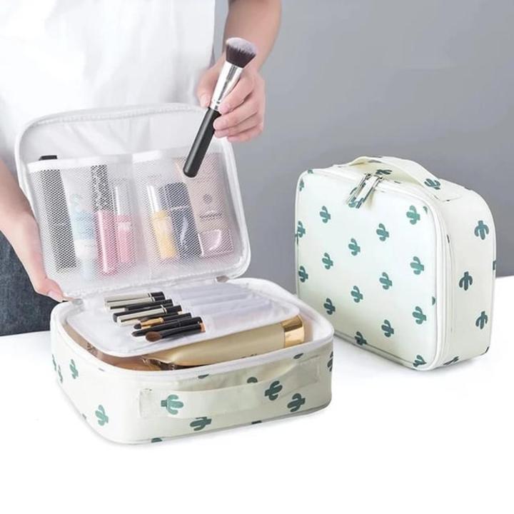 Cosmetic%20Bags,Lazy%20Toiletry%20Cosmetic%20Bags%20Quick%20Pack%20Makeup%20Bag%20Large%20Capacity%20Make%20up%20pouch%20Portable%20Travel%20Storage%20Bag%20for%20Women%20Girls%20(Flamingo)%20-%20Image%202
