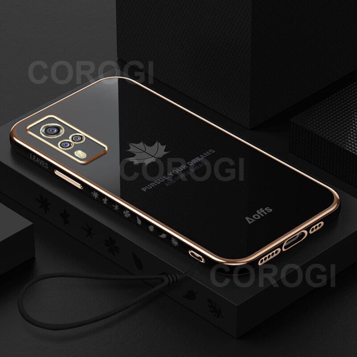 For%20Vivo%20Y31%20Back%20Cover%20with%20Lanyard%20Fashion%20Shiny%20Plating%20Maple%20Leaf%20Design%20Camera%20Lens%20Protection%20Square%20Edge%20Soft%20Silicone%20Protective%20Phone%20Case%20-%20Image%202