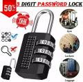 3 Digit Dial Code Number Combination Lock Padlock Small Portable Luggage Zipper Bag Padlock Suitcase Bag Lock. 