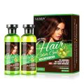 Lichen Hair Color Gel Dark Brown Argan Oil 250 ml x 2 = 500 ml. 