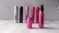 Refillable Perfume Bottle, Perfume Atomizer, Pocket Perfume Refillable spray bottles 5ml luggage cosmetic liquid spray bottle spray scent pump multicolor empty Fragrance container Perfume spray bottle mouth spray. 