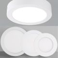 LED circular ceiling light, surface mounted tube light, ultra-thin 18W, 24W, 30W, 3 color temperatures. 