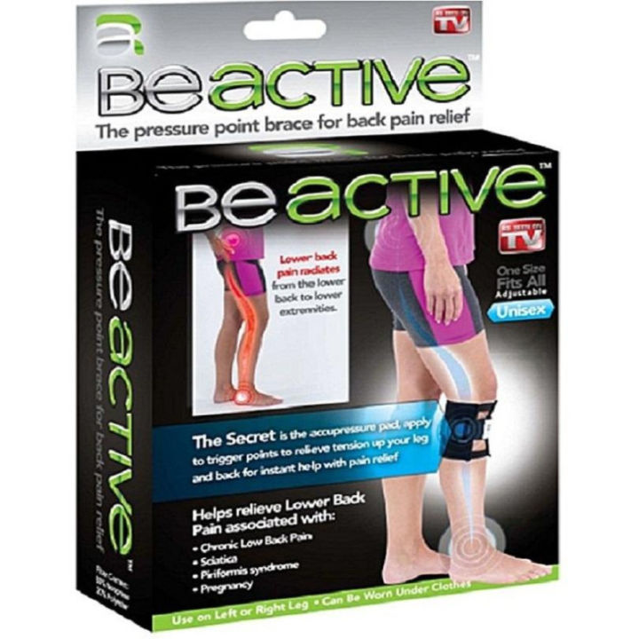 Beactive BeActive Pressure Point Knee Brace – Sciatica & Lower Back Pain Relief ...