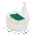 Soap Dispenser for Kitchen Convenient Soap Dispenser with Sponge Holder No Dripping Large Capacity Home Supplies Money-saving Soap Dispenser. 