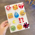 【BestGO】Acrylic Small Emoji Package Hair Clip Female Cute Funny Outdoor Fixed Broken Hair Duckbill Clip Hair Accessories. 