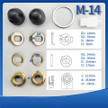 Ebike Wheel Motor Shaft Washer/Spacer/Nut Cover E-Bike Wheel Lock M14 2Set 14mm Shaft Screw Cap for 500-5000W Motor. 
