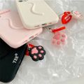 Cartoon Cute Cat Ear Phone Case for iPhone 14 12 13 1115 pro max X XR XS 15plus Matte Soft Silicone Shockproof Case Funny. 