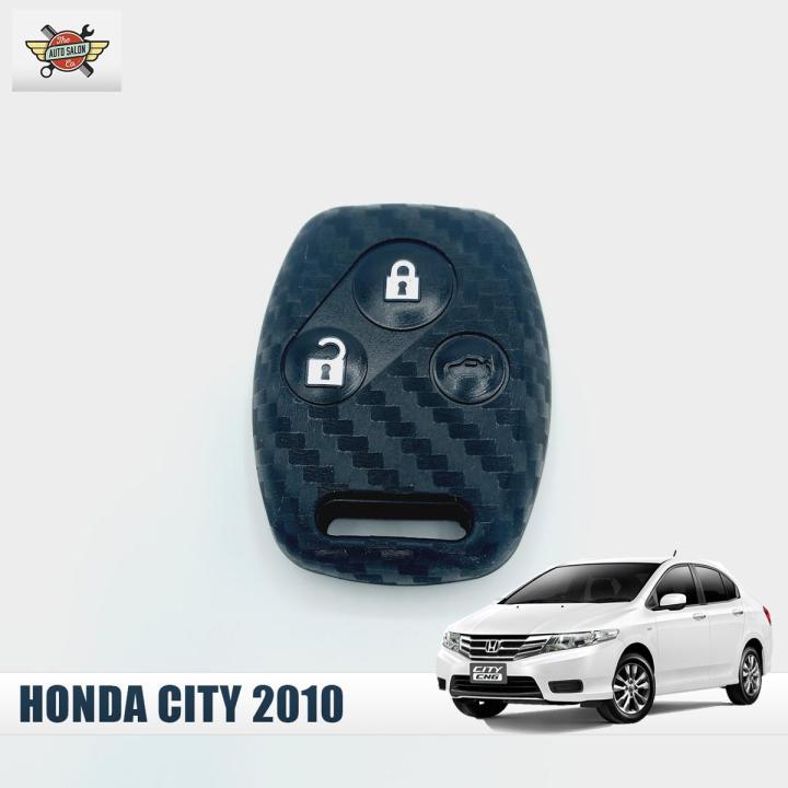 Honda City 2009-2021 And Honda Civic Reborn Soft Carbon Key Cover