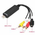 EasyCap - USB - Adapter - Video Converter - Video Capture Adapter - USB - Easy Cap - Easy Cap Usb - Usb Cap - Usb Adapter - Video Player - Video Capture  Card - Record VCR VHS Video Adapter - USB For Mobile - Usb - USB For PC - Easycap - Easy Cap USB. 
