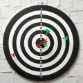 Dart Board Size 12" , 17" Dart Board For Adults Kids Double Sided Dartboard Game with 4 Darts Set (Small) and with 6 Darts Set (Large). 