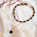 Double Layer Black Choker Necklace Pendant For Girls/women-MS Fashion House. 