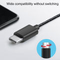 YT6 Wired Earbuds Universal Wire Control Metal Type-C Super Heavy Bass Stereo Music Earphones for Sports. 