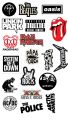 Legendary Rock Bands Sticker Pack - 19 PCS | Music Logo Stickers Removable Dairies For Girls and Boys Vibes. 