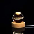 3d Solar System Crystal Ball Night Light. 