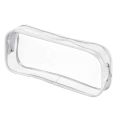 4 PCs clear pencil case big capacity transparent Pen pencil bag PVC Pen pencil zipper pouches. 