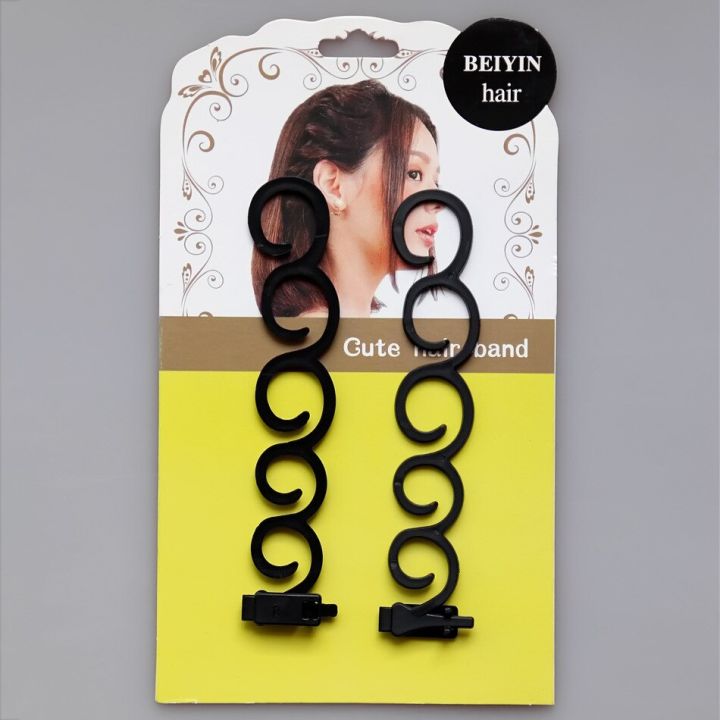 Fashion / Girls / Accessories / Hair Accessories Waterfall Twist Roller Curler French Braid Twist Back Hair Styling Tool Clips Wig Extension Straighter & Weave Braid Hair Ties Holder