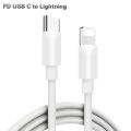 20W PD Fast Charging Cable (Type-C to Lightning for Apple Iphone) Best Original Quality USB-C to 8-Pin Connector Cable | USB-C PD Charging Cable | Fast Charging Cable for iPhone | Cable Compatible for iPhone 8/ X/ 11/ 12/ 13/ Pro/ Max/ iOS Devices. 