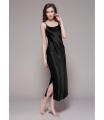 Korean Satin Silk Cami sleepwear, night dress, ladies nighty, ladies night dress, silk nighties, satin nightwear, nighty for honeymoon, hot nighty,camisole,cami and short set (Black). 