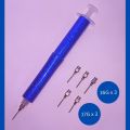 Mehndi Injection Pen with 6 Extra Needles, Create Amazing Henna Designs by Henna Applicator Pen. 
