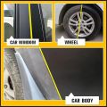 Black Plastic Coating | Car Dashboard Bumpers Door Panels Tires & All Plastic Coating, Pack of -3. 