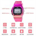 SKMEI Sports Fashion Gradient Waterproof Digital Watch For Women 1622. 