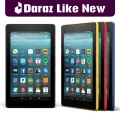 Amazon Fire 7' Inch Tablet | 100% INSPECTED | 1GB RAM | 16GB ROM | 9th Generation | 2980mAh Battery | BEST FOR KIDS | Top Rated | Budget Friendly | Just Like New Condition | With Box, Charger, Cable & FREE SURPRISE GIFT | Affordable. 