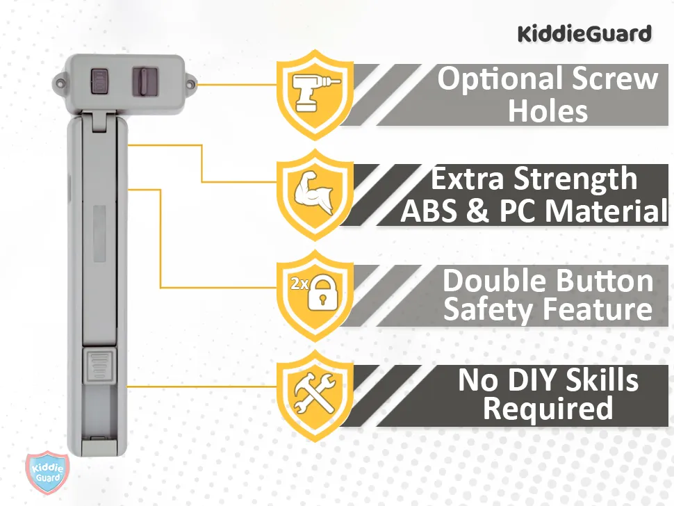 Kiddie Guard Baby Safety Window Restrictor Lock