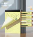 Notepads for Office, school, Premium 80 GRAM Paper A4 Size Legal/Wide Ruled Pad, notepads for writing notes, students (40 sheets) (Yellow). 