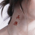Waterproof Temporary Tattoo Sticker Chinese Characters World Peace Long Live Freedom Tatto Flash Tatoo Tato for Women Men. 