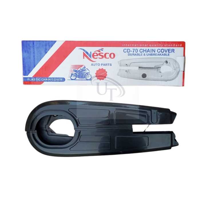 Chain%20Cover%20Plastic%20Set%20for%20all%2070%20cc%20bike%20Silver/Black%20colour%20-%20Image%203