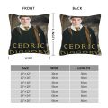 Cedric Diggory Poster Pillow Case Black Pillow Covers Decorative Pillowcases For Pillows Pillow Case Modern Pillows Decor Home. 