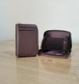 KaiHua PU Leather Men Card Holder Zipper Wallet With 13 Card Slots Casual Blocking Cards Bag. 