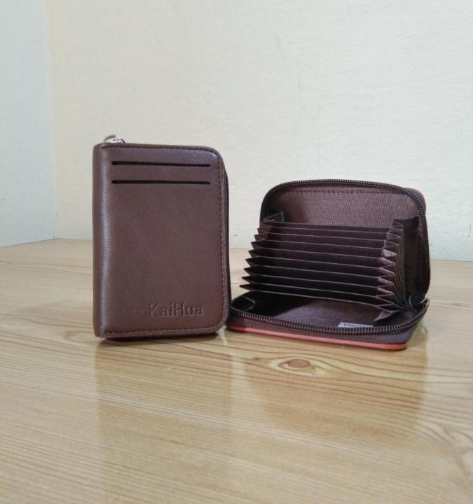 KaiHua%20PU%20Leather%20Men%20Card%20Holder%20Zipper%20Wallet%20With%2013%20Card%20Slots%20Casual%20Blocking%20Cards%20Bag%20-%20Image%2010