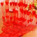 Red Wire String Blinds Curtain. 