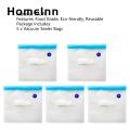 HomeInn Vacuum Sealer Pouches Multipurpose Meat Vegetable Storage Sealer Bags with Air Valves. 