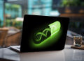 Funny, digital, light, design, space, wallpaper, color, futuristic Laptop Notebook Skin Sticker Cover Art Laptop Skin Fits 13.3" 14" 15.6" 16". 
