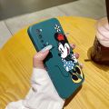 YIWESAN for OPPO Find X2 Neo Case Cartoon Cute Fashion Minnie Thin New Design Phone Case Side Square Edge Casing Pattern Silicone Softcase Full Back Cover Shockproof Protection Cases. 