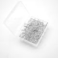 80pcs/set Plastic Transparent Rose Gold Push Pins Thumb Thumbtack Board Pins Drawing Photo Wall Studs Office School Supplies. 