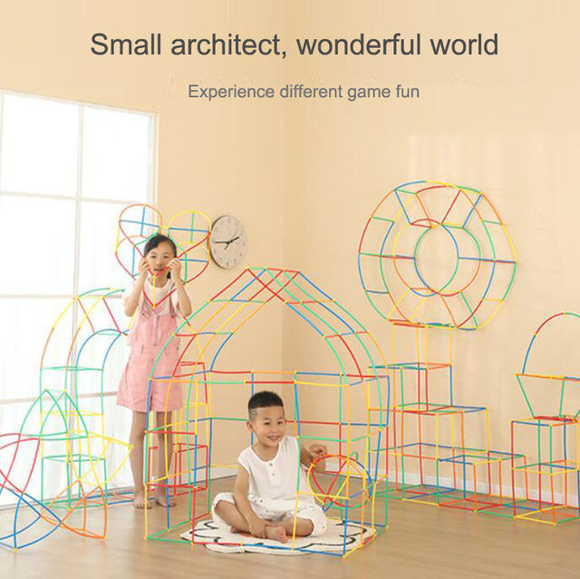 RAINBOW%20Building%20Straws%20and%20Connectors%20-%20STEM%20Blocks%20Construction%20Toys%20for%20Boys%20&%20Girls%20-%20110%20Pcs%20Straw%20Building%20Set%20-%20Engineering%20Connector%20Blocks%20for%20Kids%20-%20Image%207