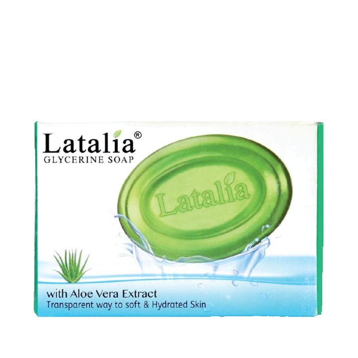 Latalia Glycerine Soap Green With Aloe Vera Extract 80gm