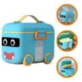 baby milk and cerelac powder container box / Imported smiley bus milk airtight container / Portable baby milk powder box container bus design / baby milk container / portable baby milk food box container / milk food snack box containe. 