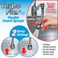 Flexible Hose Extension with 2 Modes Water Saving,Faucet for Kitchen Sink,Water Faucet Sprayer, Flexible Tap Extension for Kitchen Sink (Standard Size,Silver). 