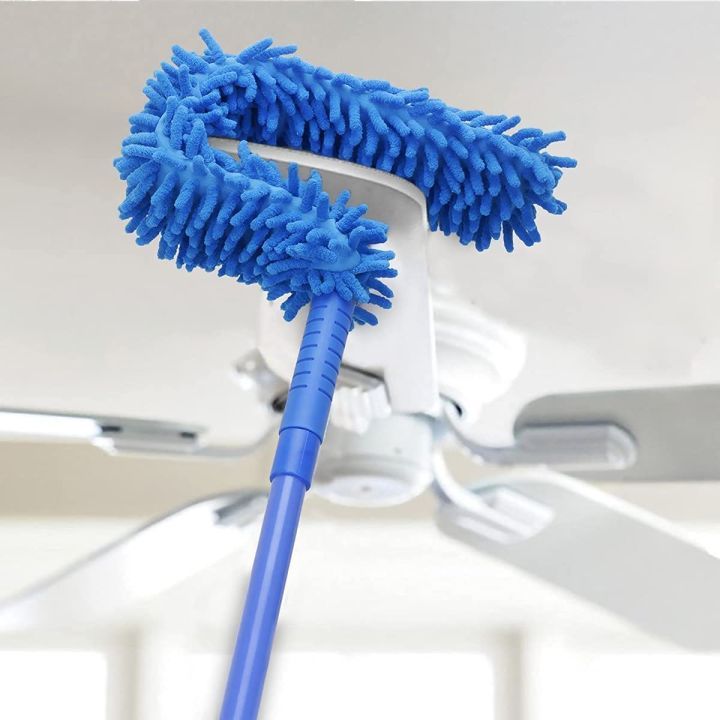Fan Duster | Micro Fiber Flexible Mop, Fan Mop Easy Telescopic Micro ...